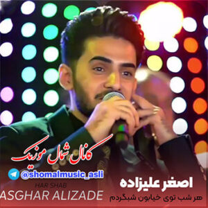 آهنگ هر شب توی خیابون شبگردم و آواره با صدای اصغر علیزاده